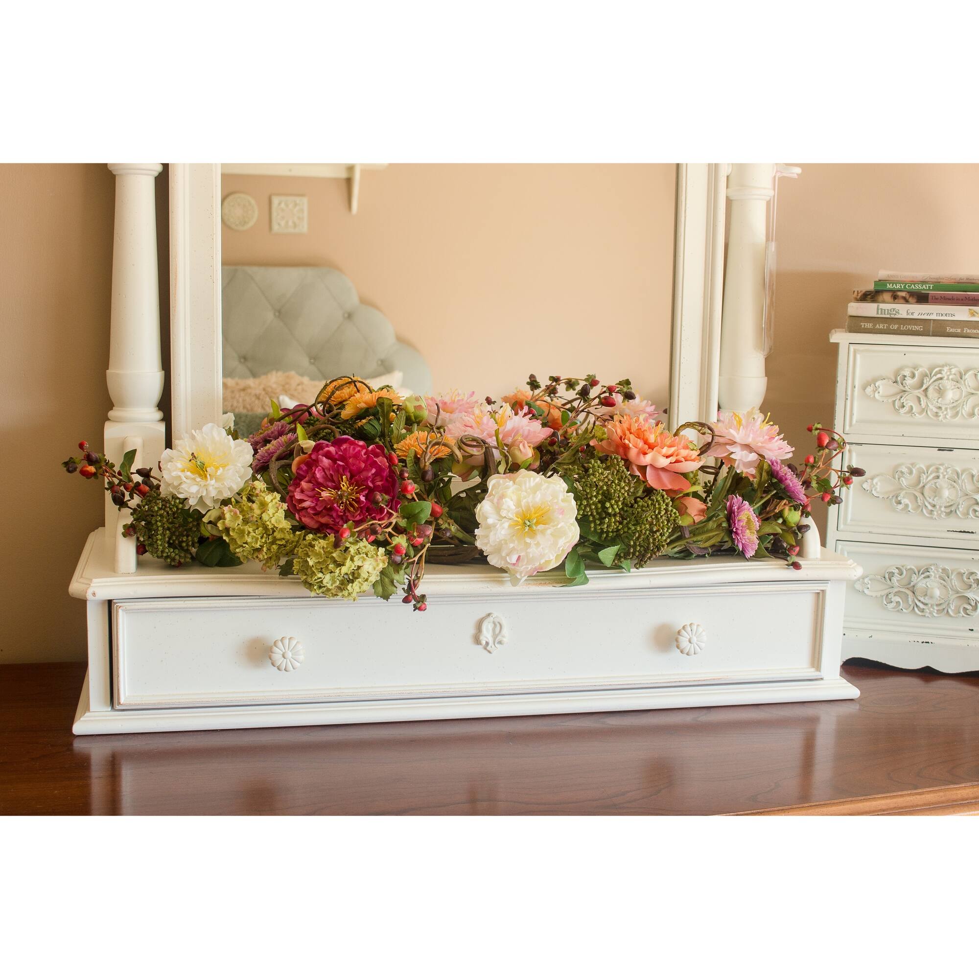 2.8ft. Mixed Peony Centerpiece Arrangement